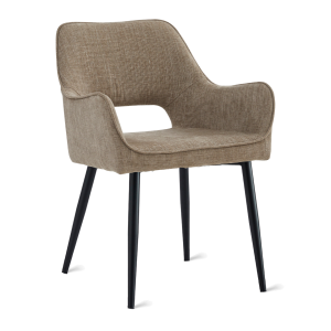 Eetkamerstoel Ray – Stof Truffel
