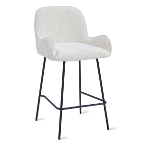Barkruk Lily – Stof Ivoor