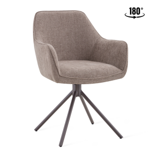 Eetkamerstoel Bo – Taupe Draaibaar