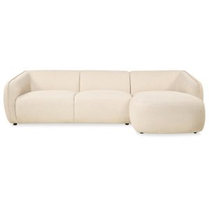 Hoekbank Laila – Stof Beige Rechts