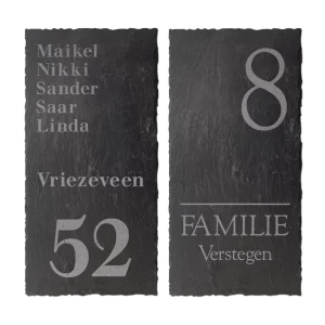 Leistenen naambord authentiek (art. 603)