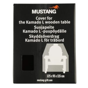 Mustang Beschermhoes Kamado L met Houten Tafel