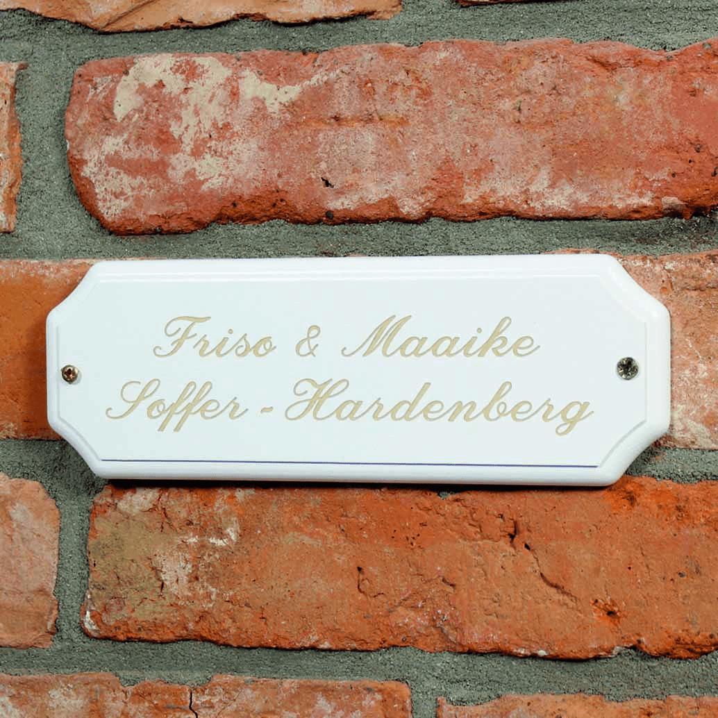 Naambord Hout 230×80 mm. (art. 85) - Afbeelding 7