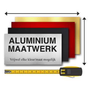 Aluminium maatwerk