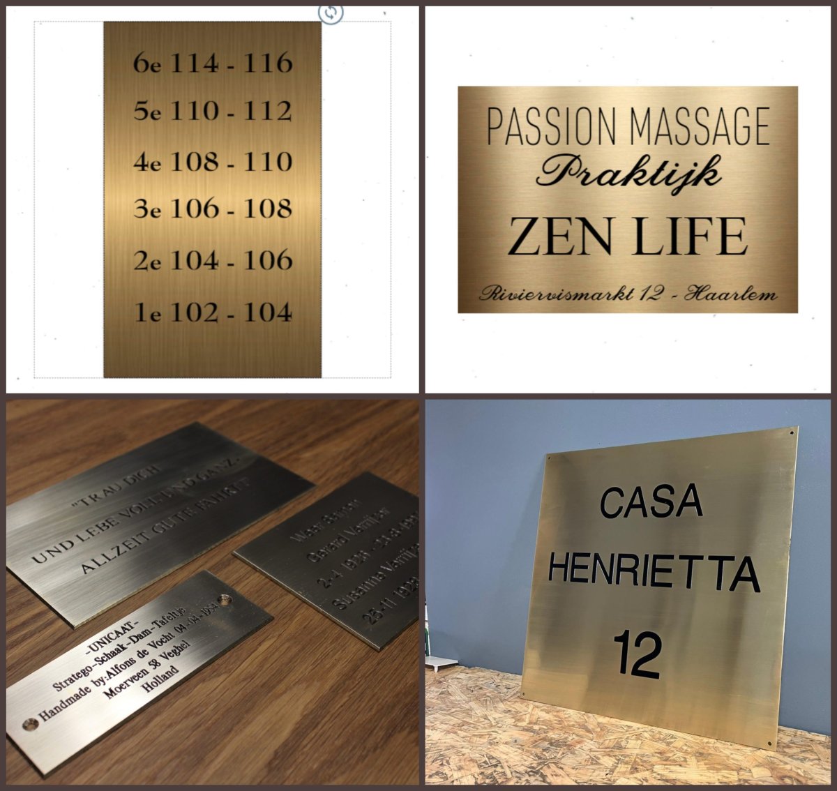 Messing Maatwerk Ontwerpstudio – Verschillende maten - Afbeelding 3