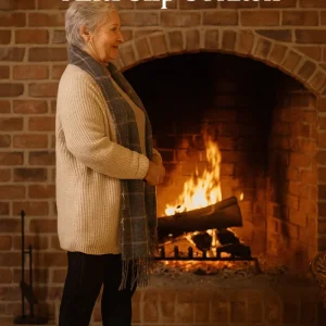 Gevoerde anti slip thermosokken – Zwart