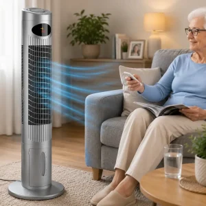 Staande Aircooler zonder Slang Zilver – aircooler
