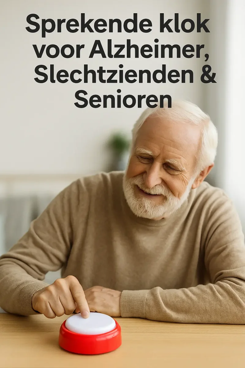 Sprekende Klok voor Alzheimer, Slechtzienden & Senioren - Afbeelding 2