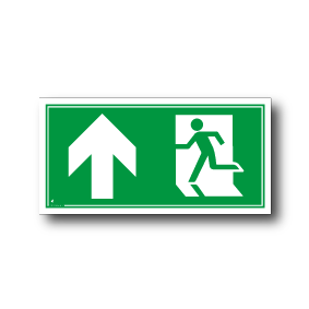 Nooduitgang rechtdoor links (DEV44)