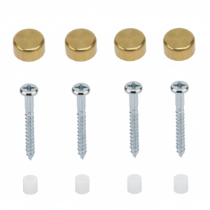 Luxe Schroefset Messing