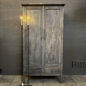 Old Grey kast – 2 deuren & 2 lades