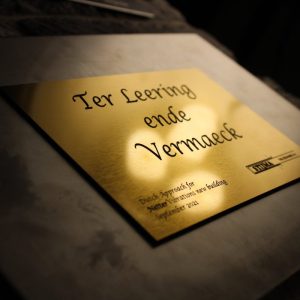 Metaallook kunststof Maatwerk Ontwerpstudio- verschillende maten