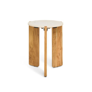 Bijzettafel Lila – Lichtbruin