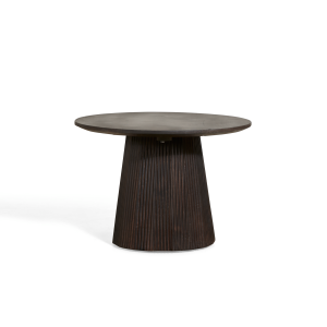 Bijzettafel Mokka – Donkerbruin Ø60cm
