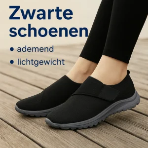 Ademende Schoenen – Zwart
