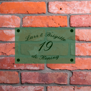 Perspex naambord – 1015