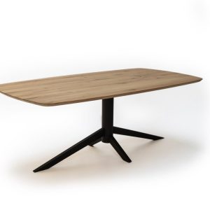 Eettafel Deens ovaal met kolompoot