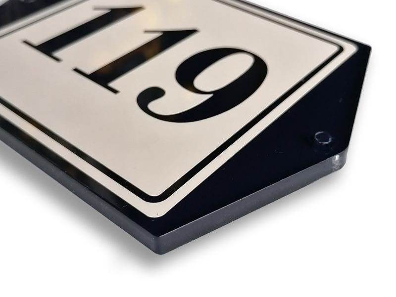 Retro look Naambord – 135×100 mm. (art. 503) - Afbeelding 6