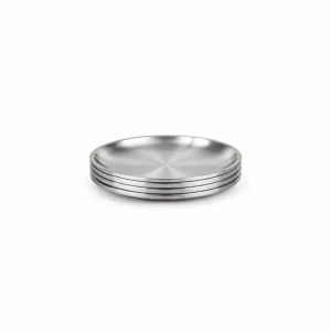 Luxe Kleine RVS Borden Set (4-delig) - 14cm