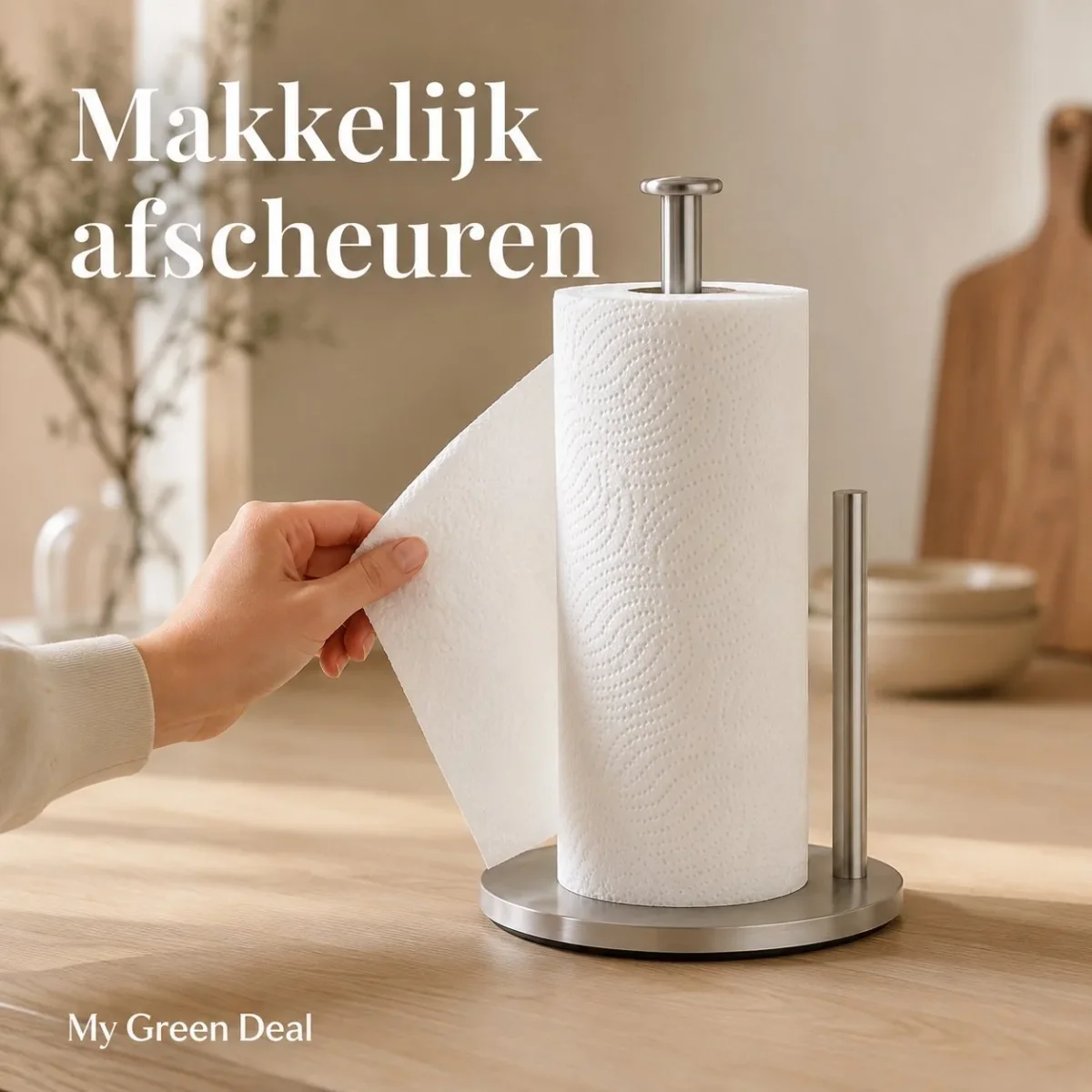 RVS Keukenrolhouder 30 cm - Afbeelding 7