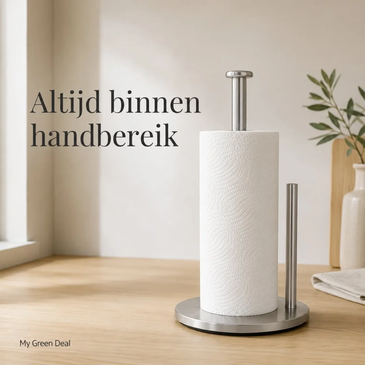 RVS Keukenrolhouder 30 cm - Afbeelding 8