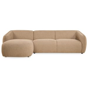 Hoekbank Laila – Stof Taupe Links