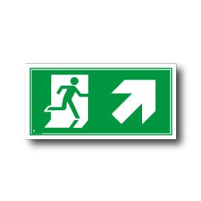 Nooduitgang Nooduitgang rechtsboven (DEV47)