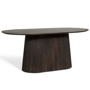 Eettafel Mokka – Donkerbruin 180cm
